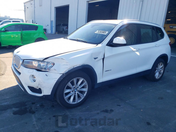 BMW X3 2016 VIN 5UXWX9C54G0D73636