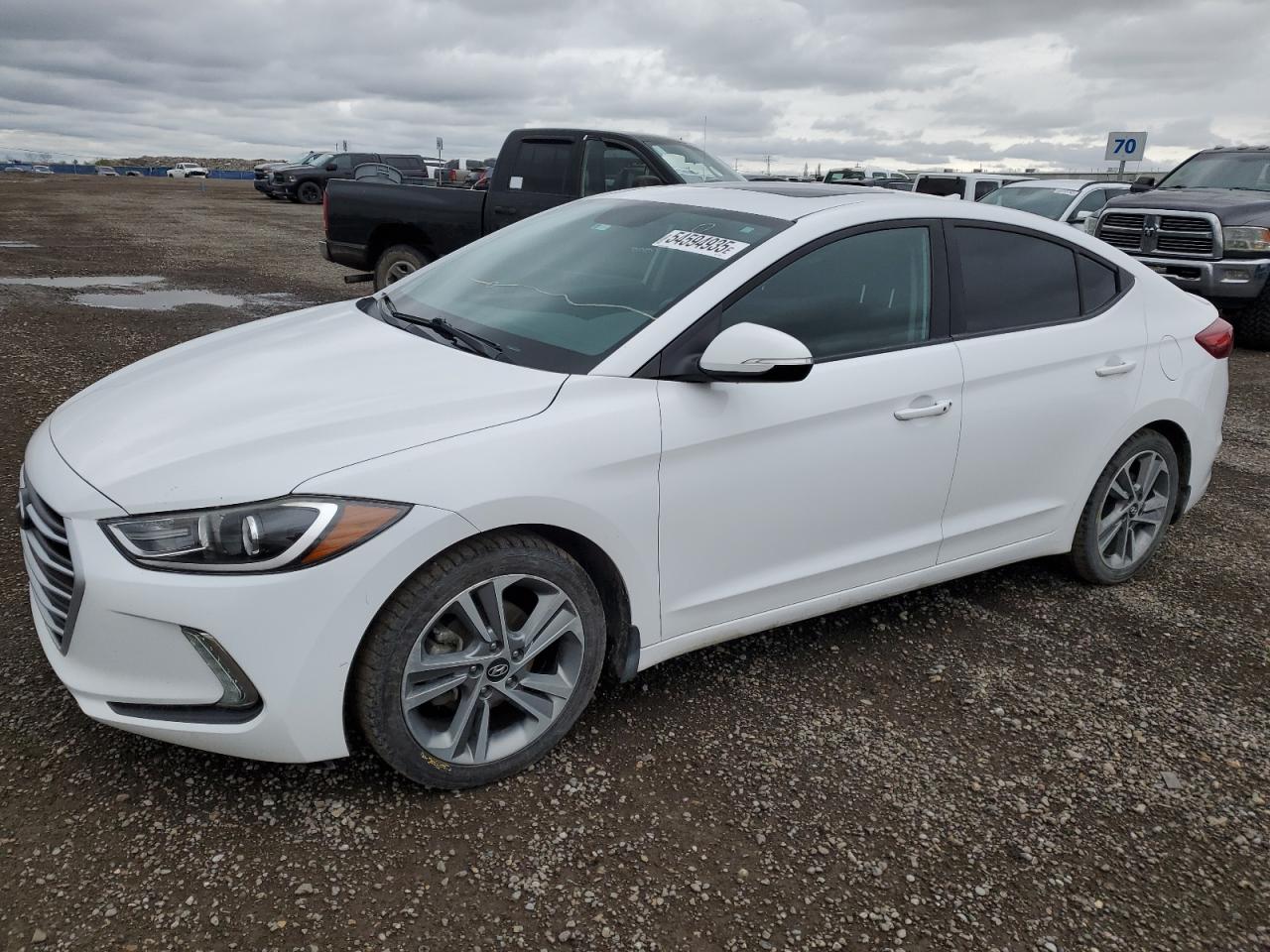 HYUNDAI ELANTRA 2017 VIN KMHD84LF6HU270433