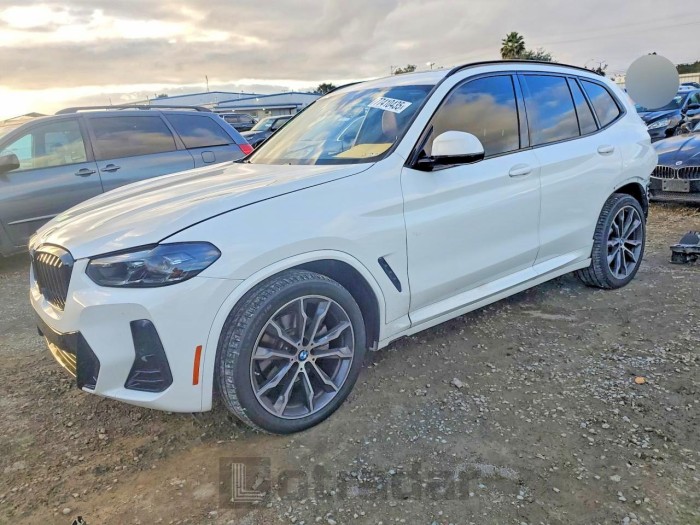 BMW X3 2022 VIN 5UX43DP05N9J15863