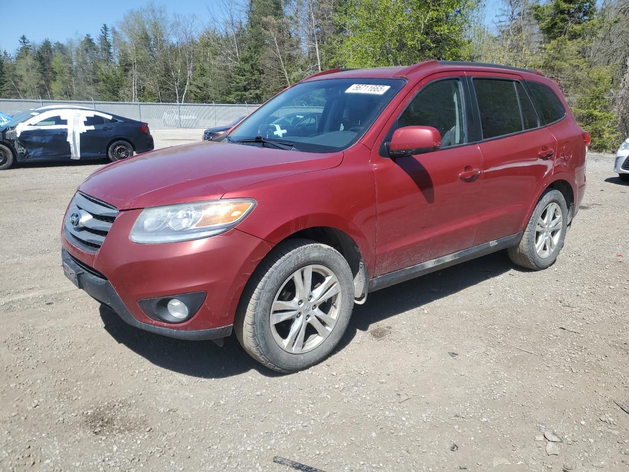 HYUNDAI SANTA FE 2012 VIN 5XYZG4AG0CG115850
