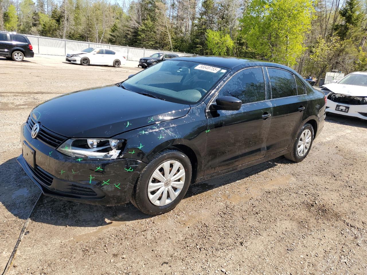 VOLKSWAGEN JETTA 2013 VIN 3VW2K7AJ4DM419617