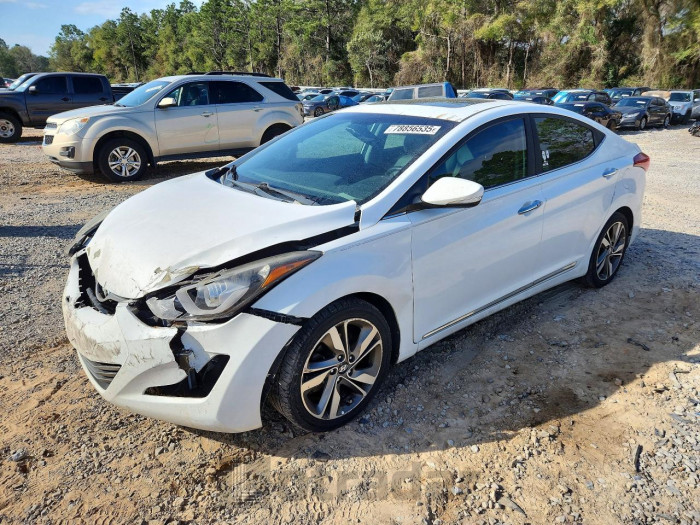 Hyundai Elantra 2014 VIN 5NPDH4AEXEH508322