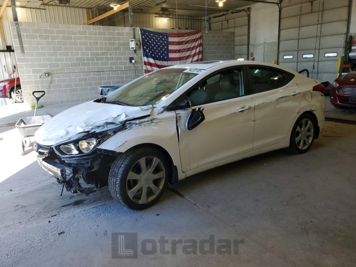 Hyundai Elantra 2013 VIN 5NPDH4AE6DH431916