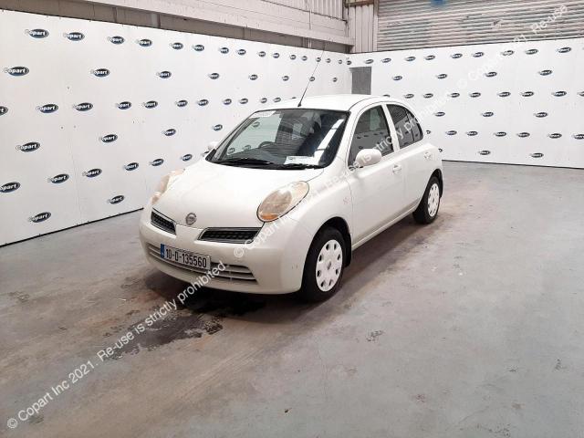 NISSAN MICRA 2010 VIN AK12953224
