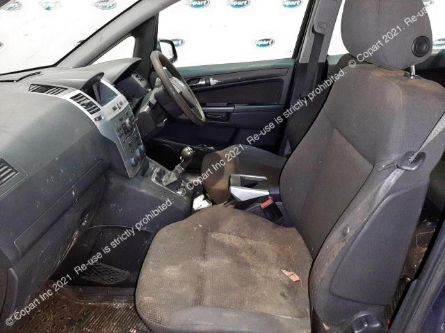 VAUXHALL ZAFIRA 2010 VIN W0L0AHM75A2130040 фото 5