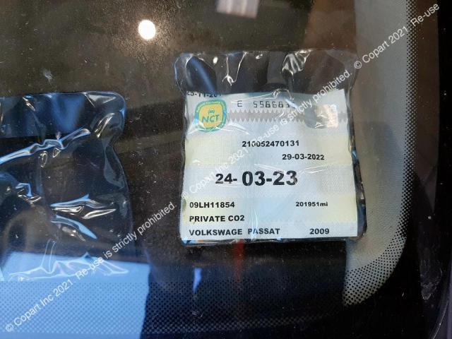 VOLKSWAGEN PASSAT 2009 VIN WVWZZZ3CZ9E125010 фото 11