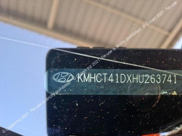 HYUNDAI ACCENT 2017 VIN KMHCT41DXHU263741 фото 11