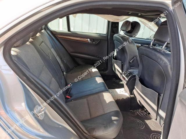 MERCEDES BENZ C CLASS 2010 VIN WDDGF4JB5AF455998 фото 6
