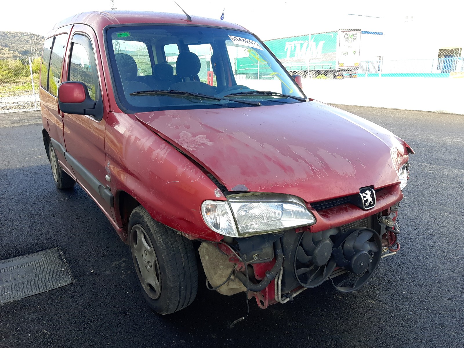 Peugeot Partner 2001 VIN VF35FRHYE60387987