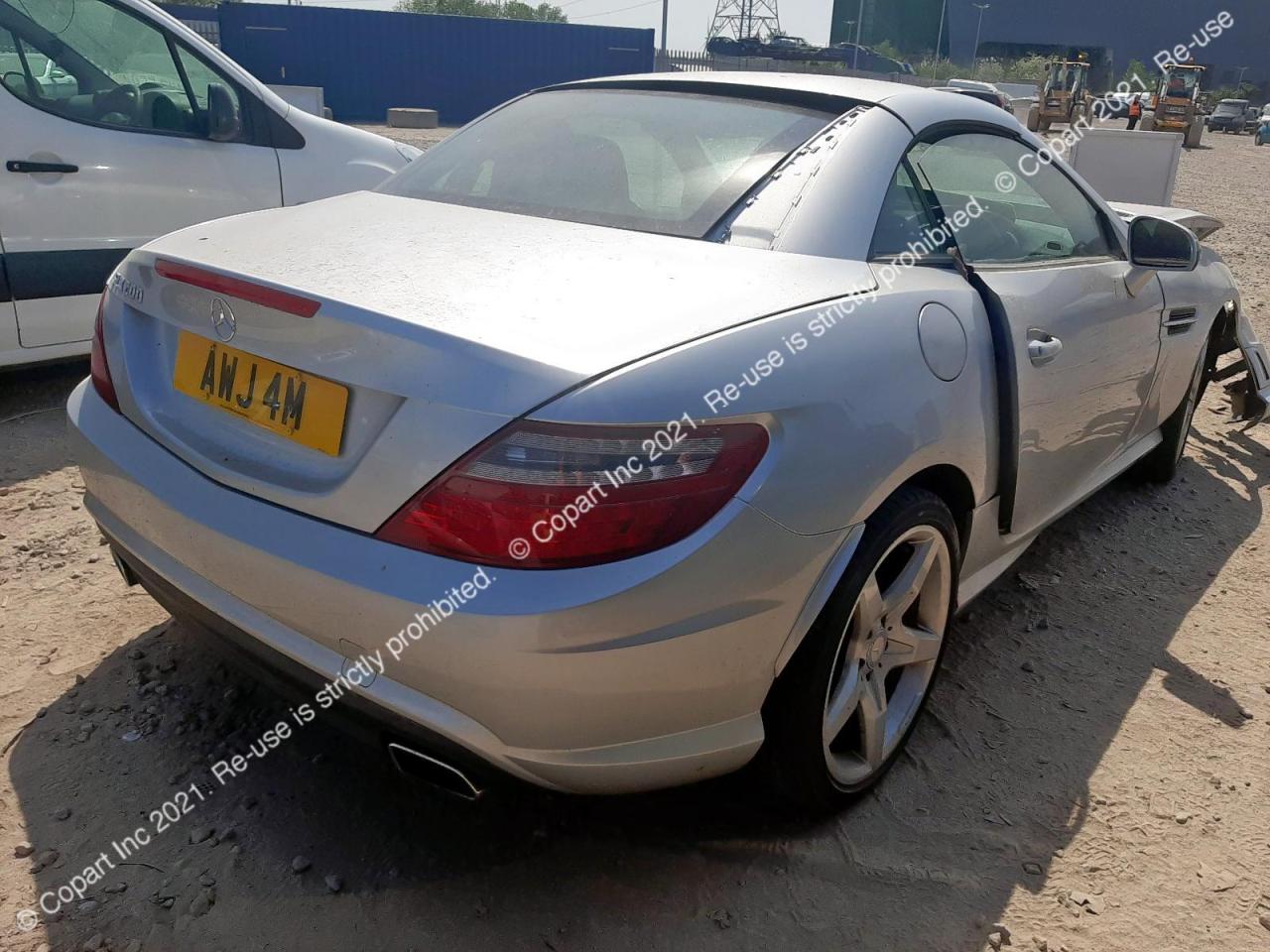 MERCEDES BENZ SLK200 AMG 2012 VIN WDD1724482F043768 фото 3