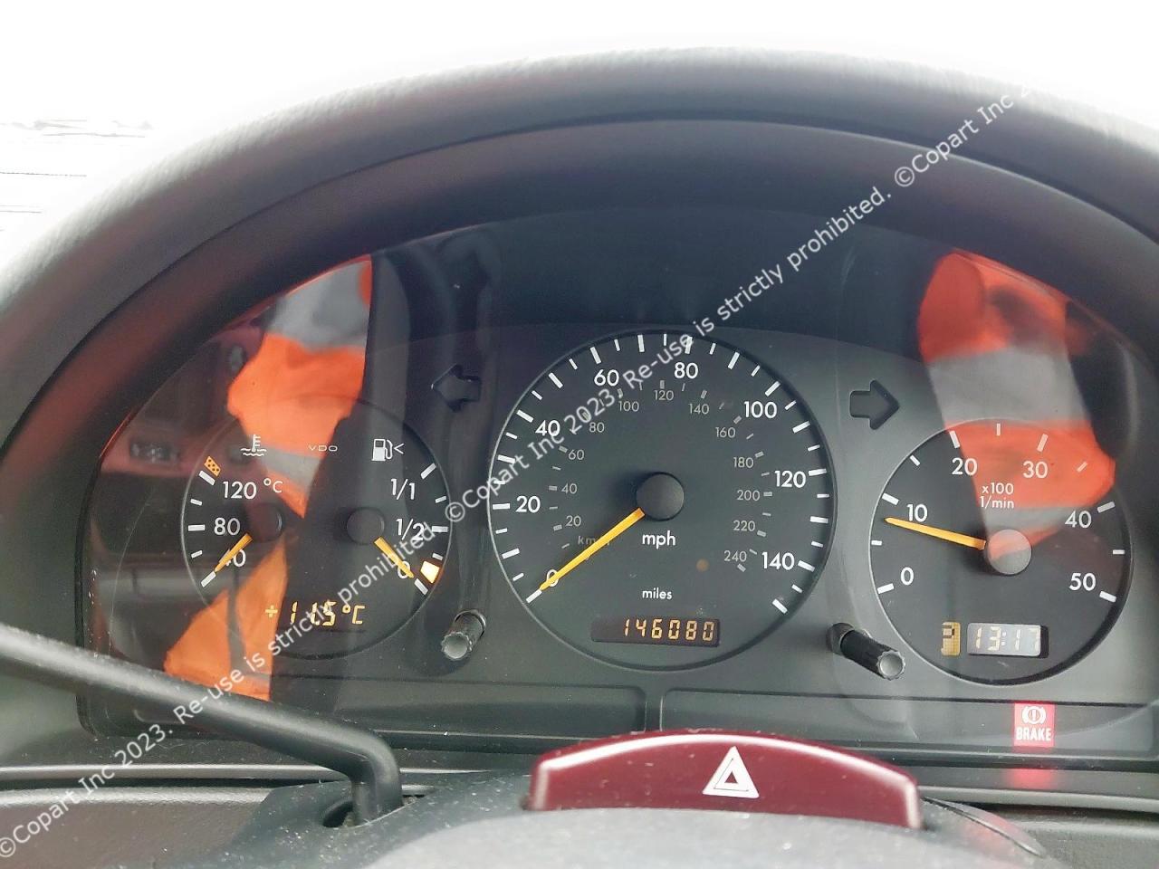 MERCEDES BENZ ML270 CDI 2002 VIN WDC1631132A323316 фото 8