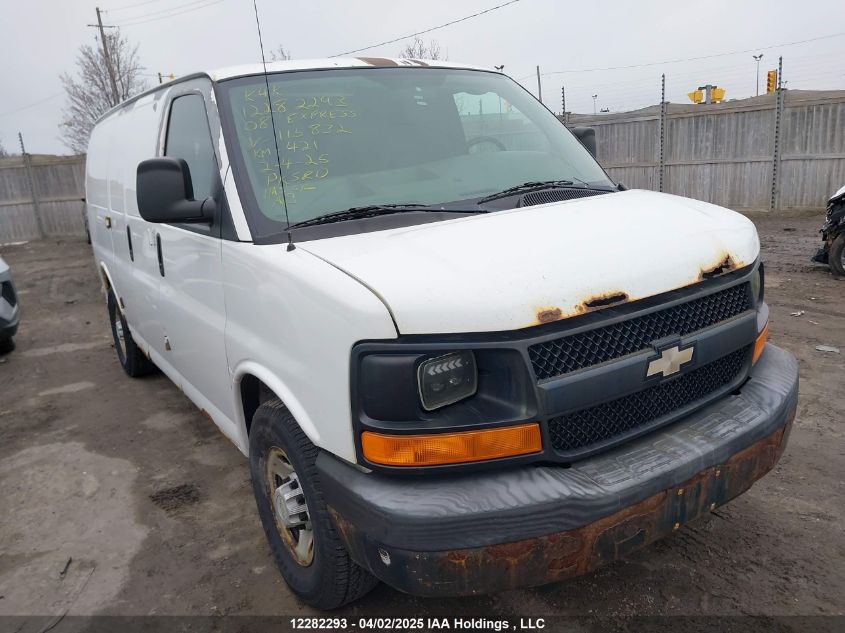 CHEVROLET C/K 2500 2008 1GCGG25C681115832