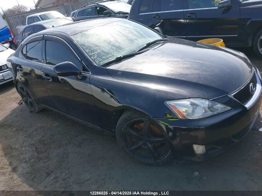 LEXUS IS 250 2007 VIN JTHBK262572026288