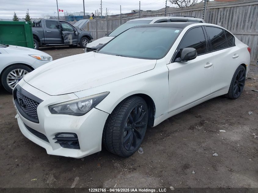 INFINITI Q50 2014 VIN JN1BV7ARXEM682405 фото 2