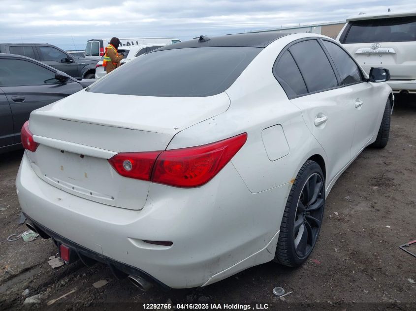 INFINITI Q50 2014 VIN JN1BV7ARXEM682405 фото 4