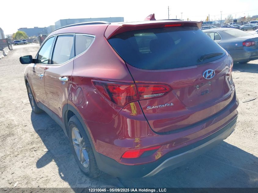 HYUNDAI SANTA FE 2017 VIN 5XYZUDLB6HG483967 фото 3