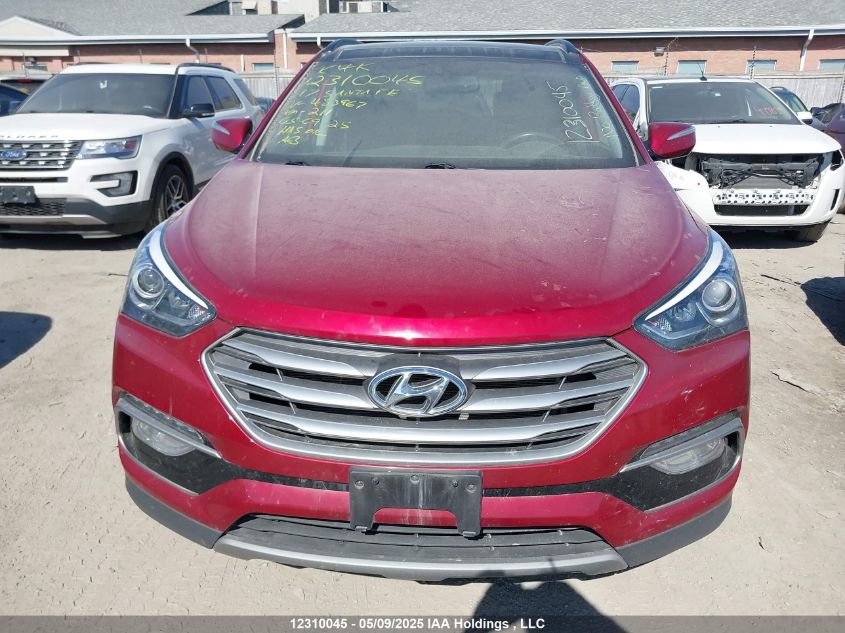 HYUNDAI SANTA FE 2017 VIN 5XYZUDLB6HG483967 фото 12