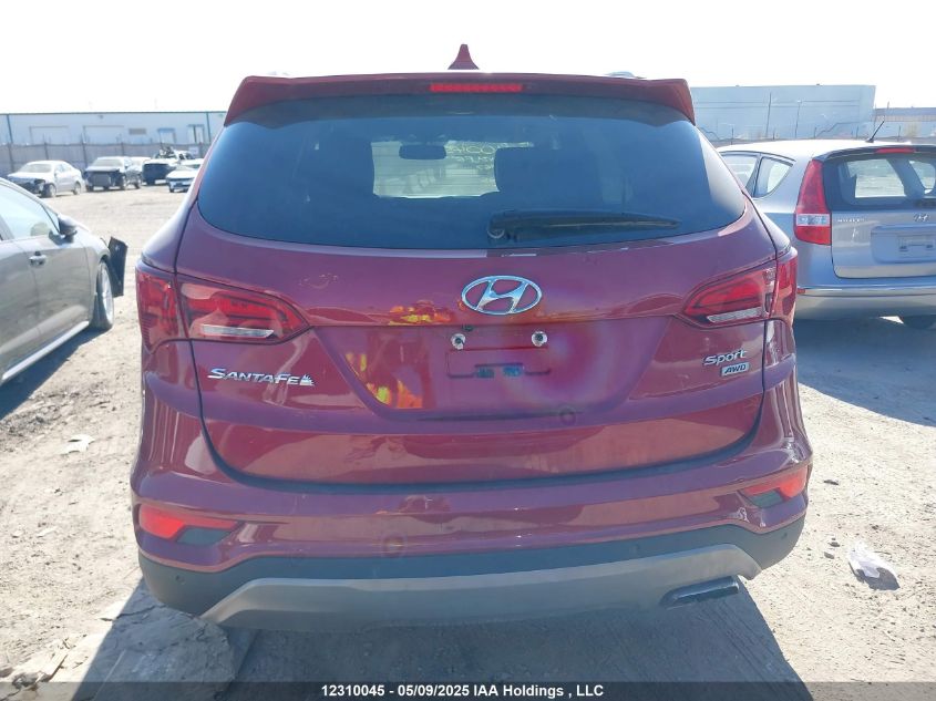 HYUNDAI SANTA FE 2017 VIN 5XYZUDLB6HG483967 фото 16