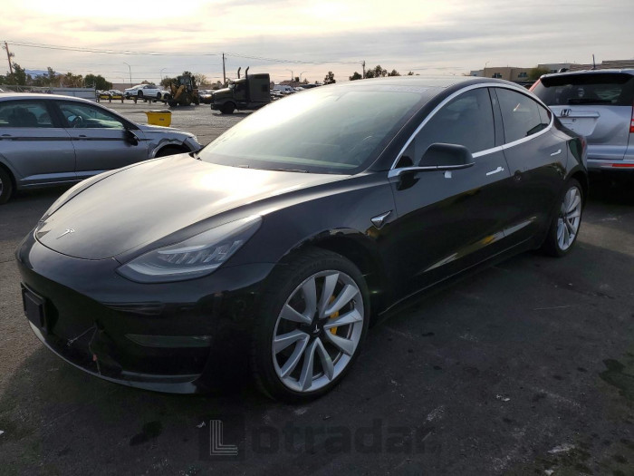 Tesla Model 3 2018 VIN 5YJ3E1EA6JF060261