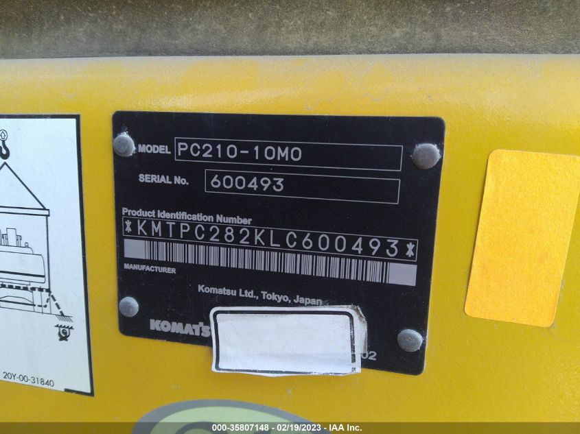 KOMATSU OTHER 2021 VIN KMTPC282KLC600493 фото 9
