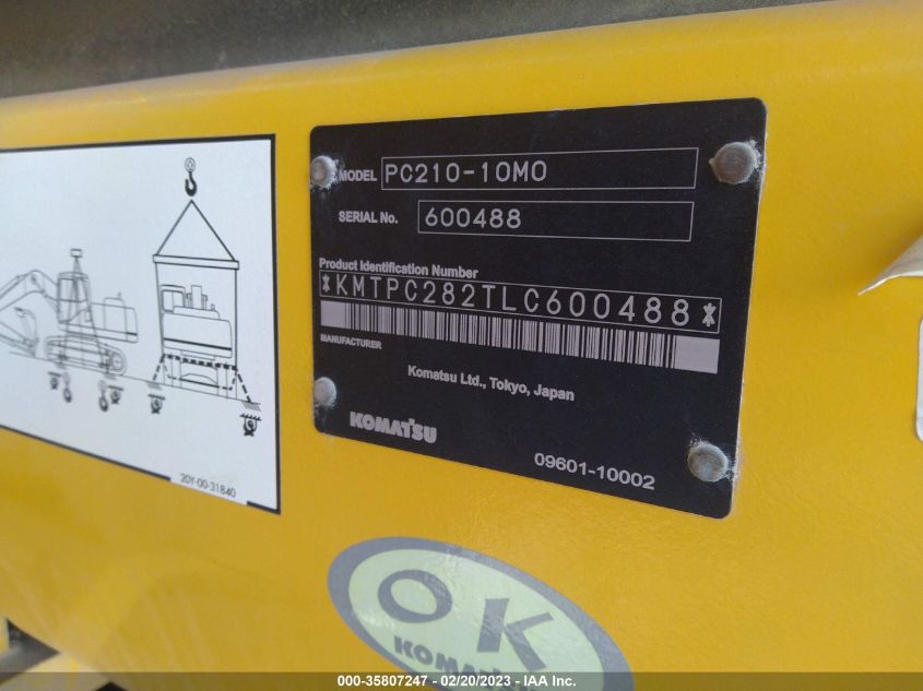 KOMATSU OTHER 2021 VIN KMTPC282TLC600488 фото 9