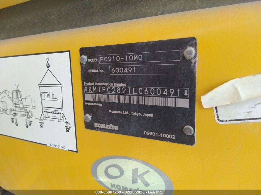 KOMATSU OTHER 2021 VIN KMTPC282TLC600491 фото 9