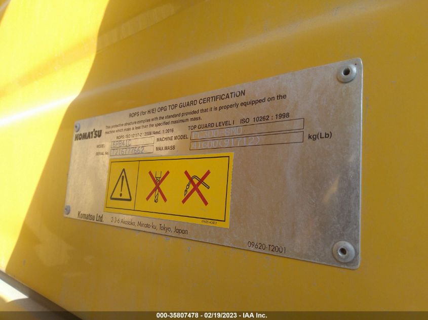 KOMATSU OTHER 2022 VIN KMTPC247PMC082841 фото 13