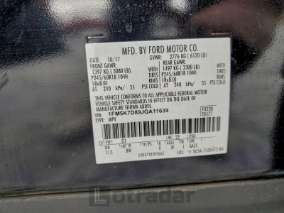 Ford Explorer 2018 1FM5K7D89JGA11639