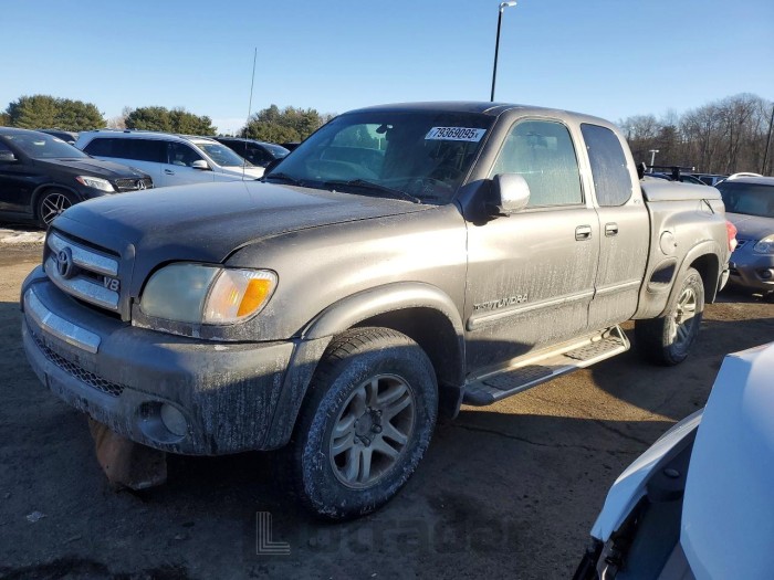 Toyota Tundra 2003 VIN 5TBBT44183S434364