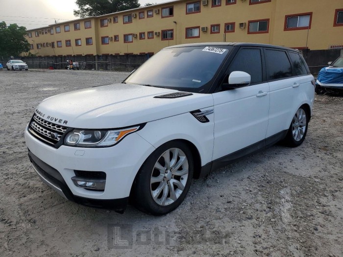 Land rover RANGE ROVER 2016 VIN SALWR2KF1GA637473