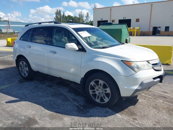 Acura Mdx 2008 VIN 2HNYD28618H549705