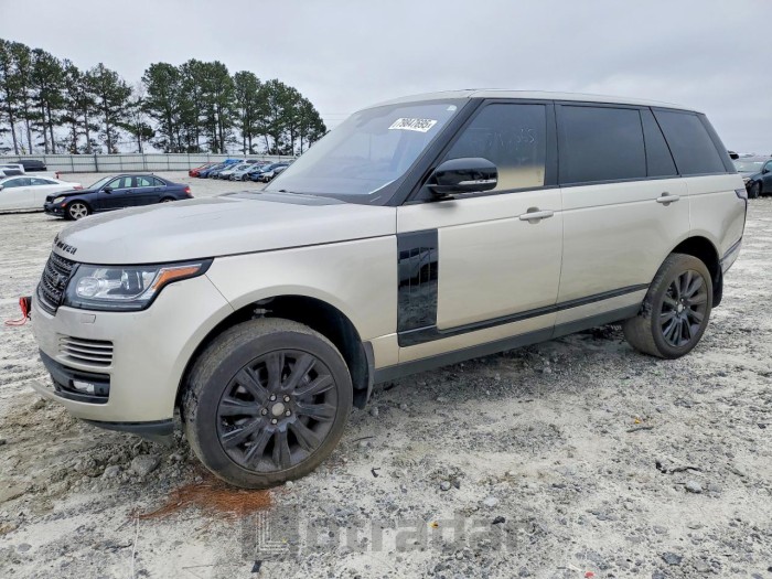 Land rover RANGE ROVER 2016 VIN SALGS3EF2GA256421