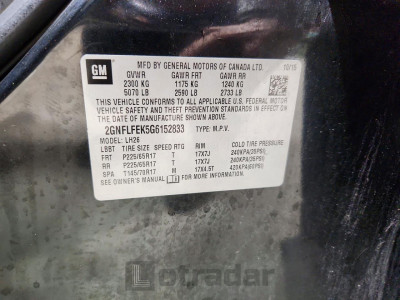 Chevrolet Equinox 2016 2GNFLFEK5G6152833