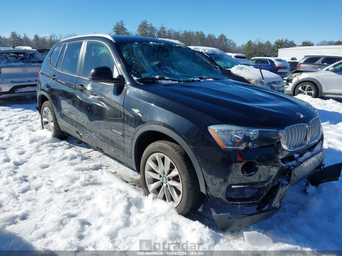 BMW X3 2016 VIN 5UXWX9C53G0D76642