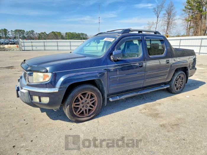 Honda Ridgeline 2009 VIN 2HJYK16529H502194