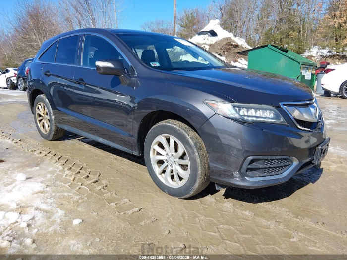 Acura Rdx 2016 VIN 5J8TB4H55GL006675