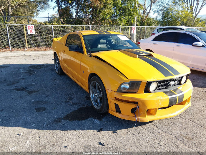 Ford Mustang 2007 VIN 1ZVFT82HX75228763