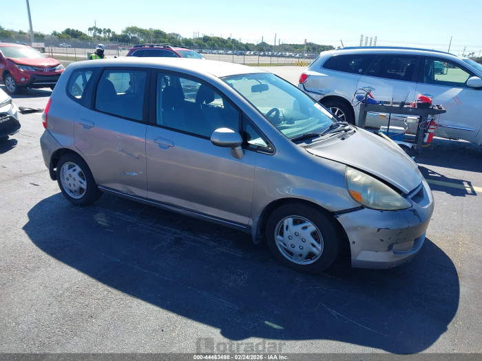 Honda Fit 2008 VIN JHMGD38438S027087