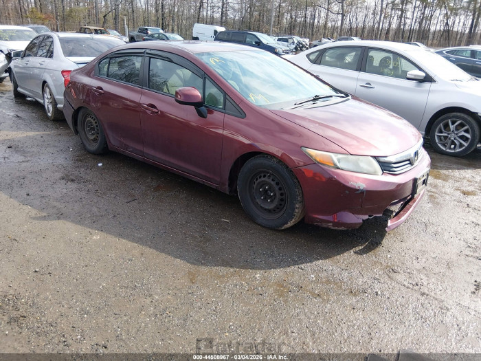 Honda Civic 2012 VIN 2HGFB2F50CH568057