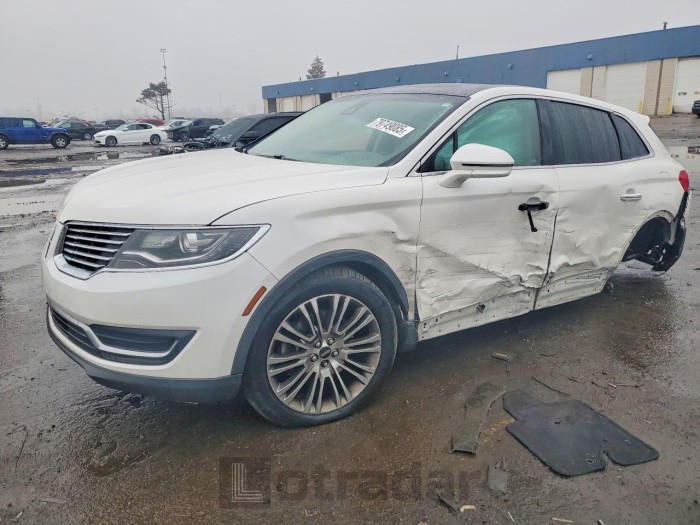 Lincoln Mkx 2016 VIN 2LMTJ8LRXGBL50070