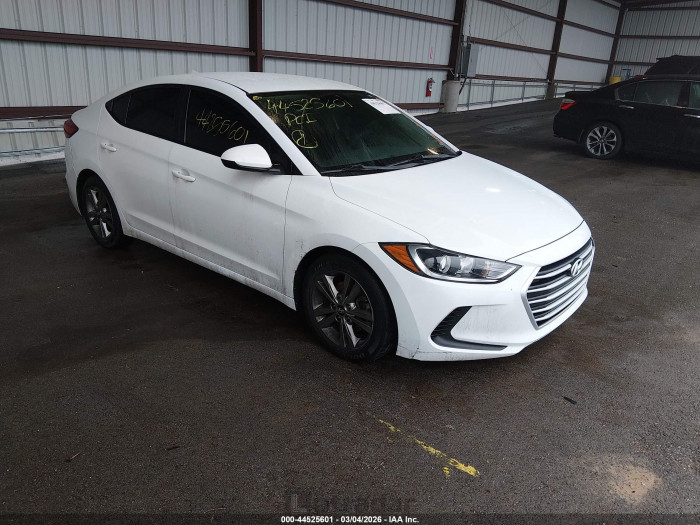 Hyundai Elantra 2018 VIN 5NPD84LF7JH361862