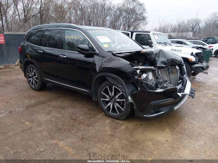 Honda Pilot 2019 VIN 5FNYF6H91KB056007