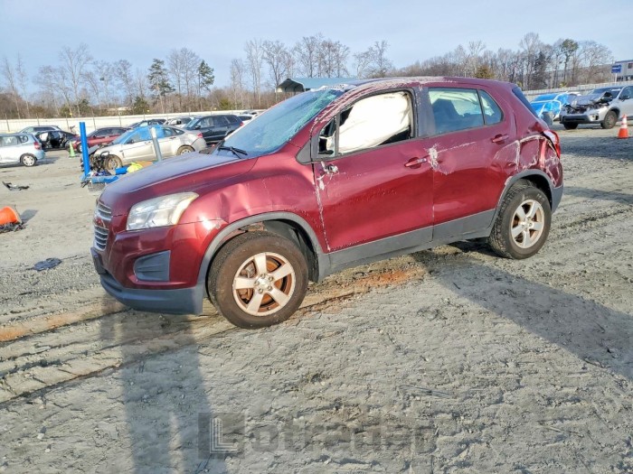 Chevrolet Trax 2016 VIN 3GNCJNSB4GL129935