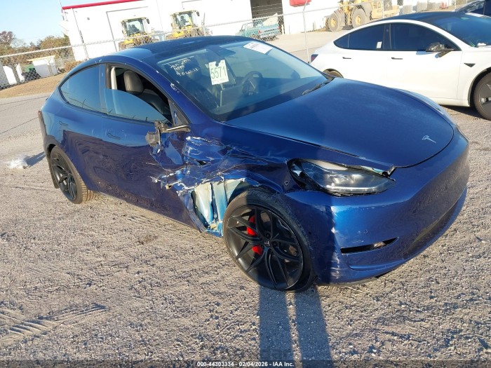 Tesla Model y 2021 VIN 5YJYGDEF8MF245168