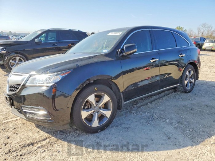 Acura Mdx 2016 VIN 5FRYD3H29GB008851