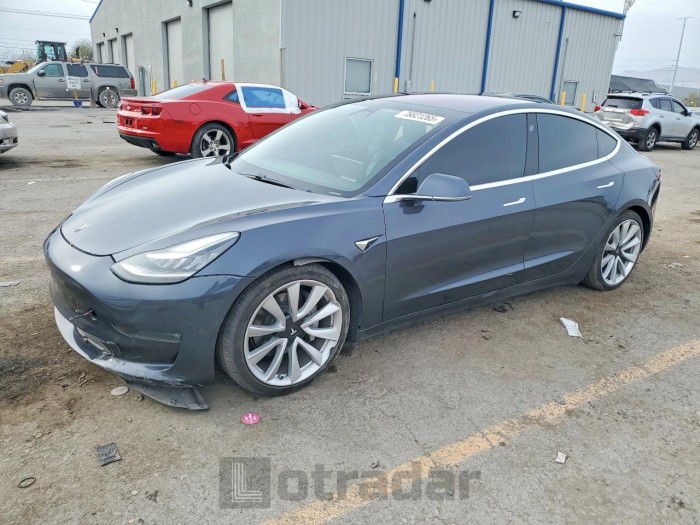 Tesla Model 3 2018 VIN 5YJ3E1EB7JF087168