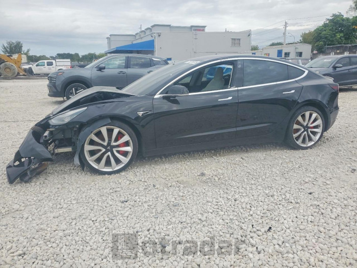Tesla Model 3 2018 VIN 5YJ3E1EB2JF078717