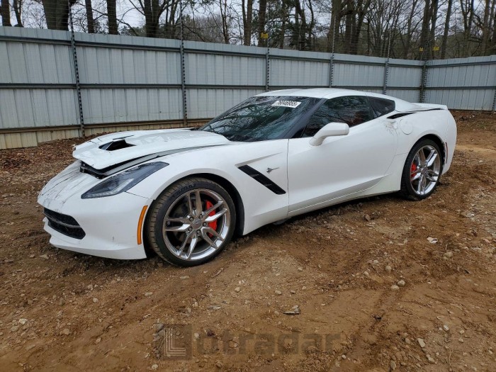 Chevrolet Corvette stingray 2019 VIN 1G1YB2D76K5102336
