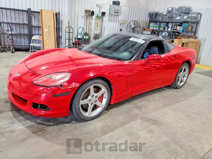 Chevrolet Corvette 2012 VIN 1G1YA2DW0C5105406