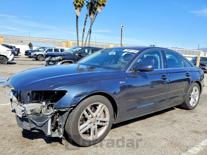 Audi A6 2012 VIN WAUGGAFC6CN143492